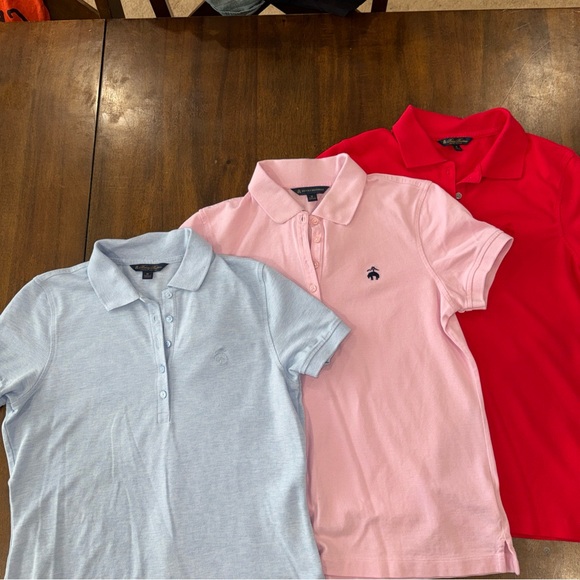 Brooks Brothers womens Supima Cotton Short Sleeve Polo Shirt lot of 3 Size M - Picture 2 of 14